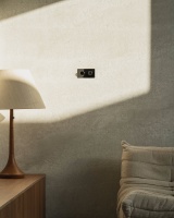 Kew Drehdimmschalter 2x in Zweifachrahmen – Poliertes 