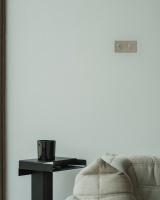 Kew Drehdimmschalter 2x in vertikalem Zweifachrahmen –