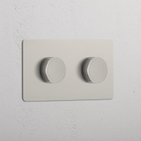 Kew Mehrpunkt-Dimmerschalter 2x in Zweifachrahmen –...