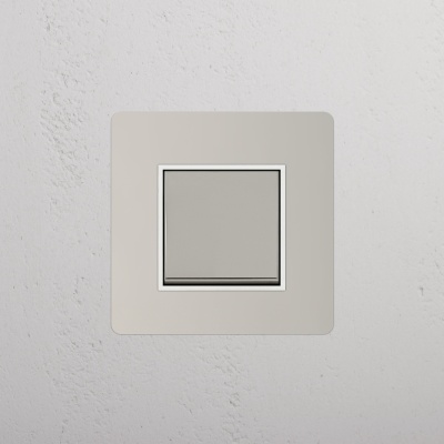 Kew Wippschalter 1x Poliertes Nickel mat gallery