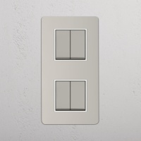 Kew Wippschalter 4x in vertikalem Zweifa gallery