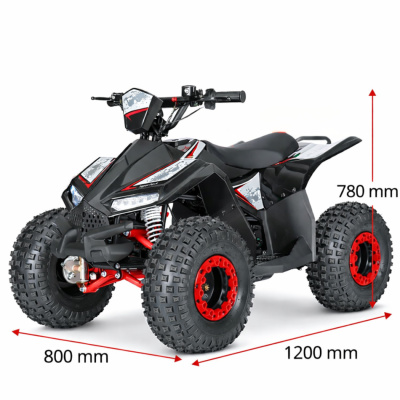 ATV Midi PRO Sport Elektro-Quad 1200 W 48 V bis 38 km/h LED 