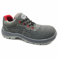 WARTER REVUEL Sicherheitsschuhe S1P – Leichte Halbschuhe mit Stahlkappe & Durchtrittschutz Bequeme Sohle EN ISO 20345