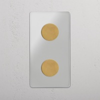 Kew Drehdimmschalter 2x in vertikalem Zw gallery