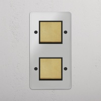 Kew Wippschalter 2x in vertikalem Zweifa gallery