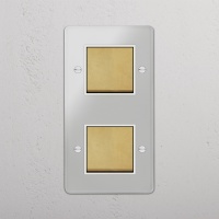 Kew Wippschalter 2x in vertikalem Zweifa gallery