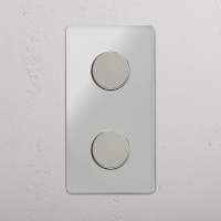 Kew Drehdimmschalter 2x in vertikalem Zw gallery