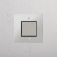 Kew Wippschalter 1x in Einfachrahmen &nd gallery