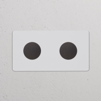 Kew Drehdimmschalter 2x in Zweifachrahme gallery