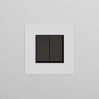 Kew Wippschalter 2x in Einfachrahmen &nd gallery