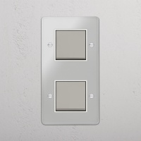 Kew Wippschalter 2x in vertikalem Zweifa gallery