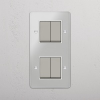 Kew Wippschalter 4x in vertikalem Zweifa gallery