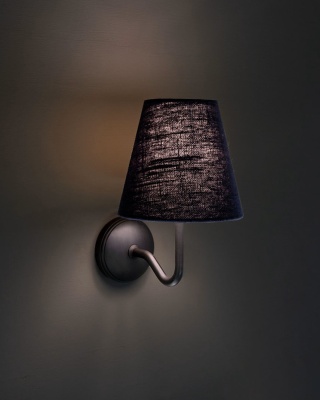 Malvern kleine Wandleuchte Basaltgrau Bronze Schwanenhals 3