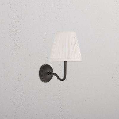 Malvern kleine Wandleuchte plissiert Ala gallery