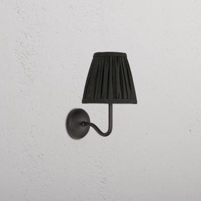 Malvern kleine Wandleuchte plissiert Tie gallery
