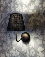 Malvern Medium-Wandleuchte – Basaltgrau – Bronze