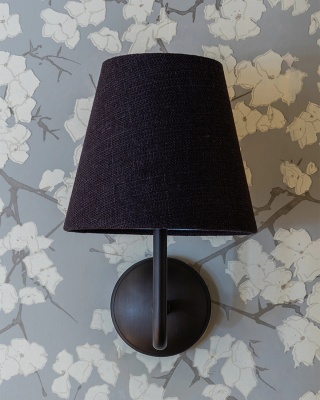 Malvern Medium-Wandleuchte Basaltgrau Bronze Schwanenhals 2