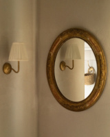 Malvern kleine Wandleuchte – Antikes Messing – P