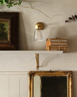 Richmond kleine Wandleuchte – Antikes Messing – 