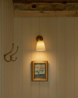 Richmond kleine Wandleuchte – Antikes Messing – 