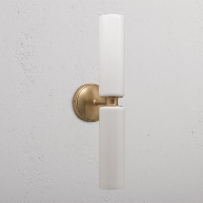 Claremont Medium-Wandleuchte Antik-Messi gallery