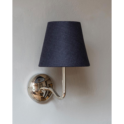 Malvern Medium-Wandleuchte Poliertes Nickel Basaltgrau 2