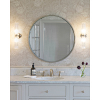 Claremont Medium-Wandleuchte – Poliertes Nickel...