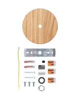 Hängelampe aus Eiche Holz im skandinavischen Design &nd