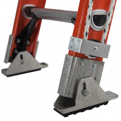 WARTER GFK214 Glasfaser-Ausziehleiter 2x14 Stufen 7,74 m 6