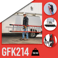 WARTER GFK214 Glasfaserleiter 2×14 Stufen – 7,74