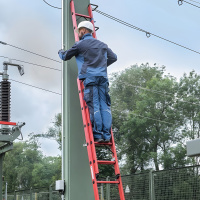 WARTER GFK214 Glasfaserleiter 2×14 Stufen – 7,74