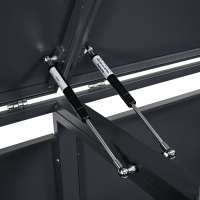 Premium Mülltonnenbox 3er 240L erweiterbar, verzinkter 