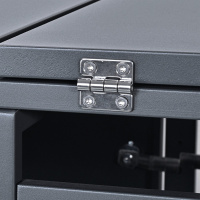 Premium Mülltonnenbox 3er 240L erweiterbar, verzinkter 