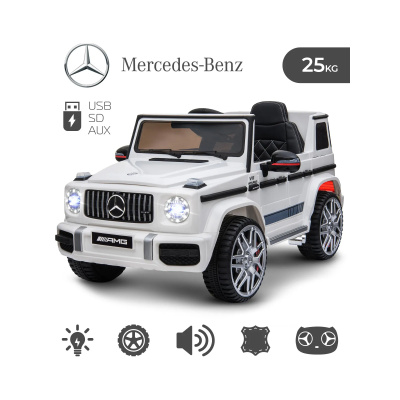 TUDEY Kinder-Elektroauto Mercedes-AMG G63 12 V Fernbedienung