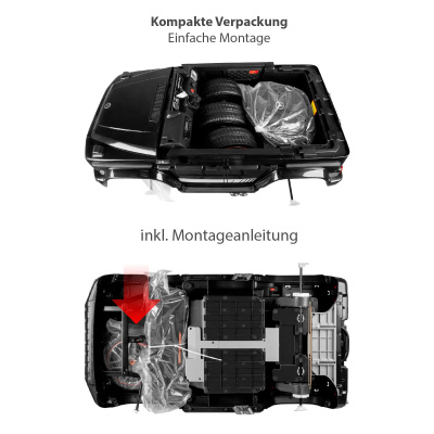 TUDEY Kinder-Elektroauto Mercedes-AMG G63 12 V Fernbedienung