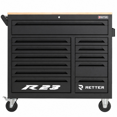 RETTER R23 Werkzeugwagen 372-teilig mit 12V Akku-Schlagschra