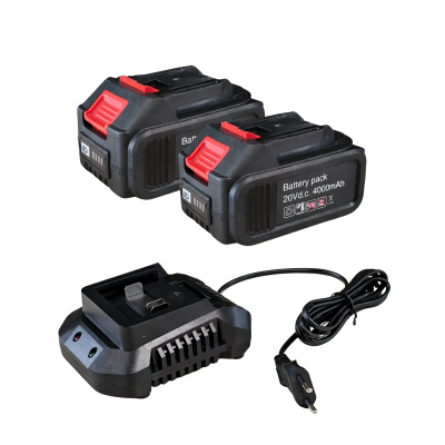 RETTER 20V Akku Exzenter-Poliermaschine 15 mm Hub mit 2 Akku