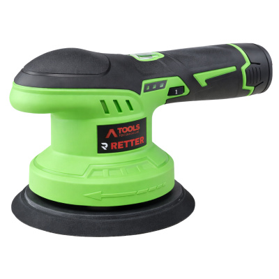 RETTER 12V Akku Exzenter-Poliermaschine 150 mm mit Zubeh&oum