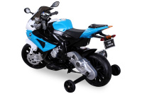 Kinder Elektromotorrad BMW S 1000 RR – 12V, 70W, EVA-Reifen, Stützräder, Soundmodul