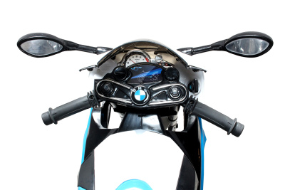 TUDEY Kinder-Elektromotorrad BMW S 1000 RR 12 V 70 W St&uuml