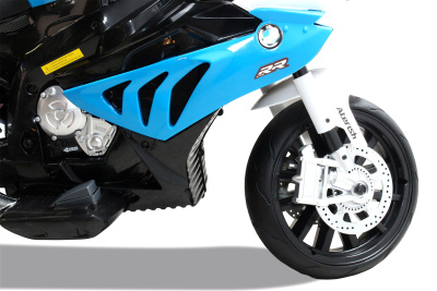 TUDEY Kinder-Elektromotorrad BMW S 1000 RR 12 V 70 W St&uuml