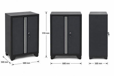 RETTER RTX-1500 Werkstattschrank 2-türig 680 x 500 x 91