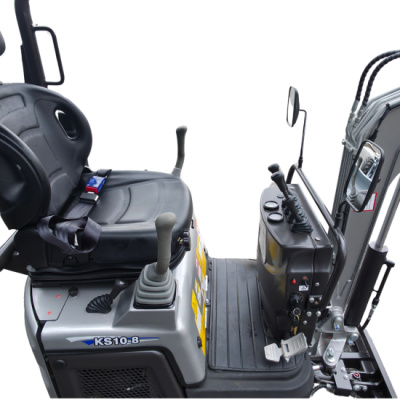 Rhinoceros KS10-8 Mini-Bagger 10 PS Diesel mit Schaufelpaket