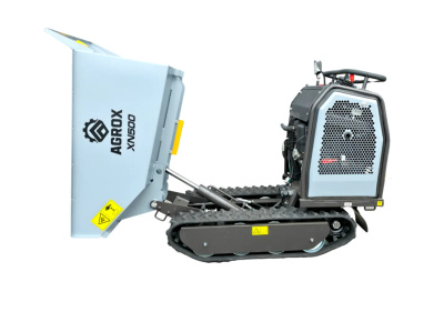 AGROX XN500 Mini-Dumper Raupendumper 10 PS 500 kg hydraulisc