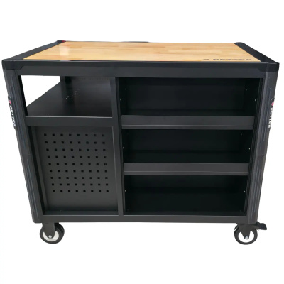 RETTER RS12 Mobiler Werkzeugwagen mit Werkzeugset und Holzpl