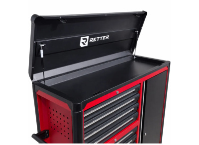 RETTER R3410XXL Werkstattwagen 317-teilig mit Seitenschrank 