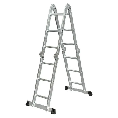 Multifunktionsleiter 4x3 Aluminium 5,5m EN131 Klappleiter - 