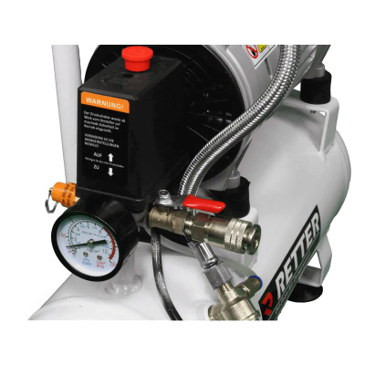 RETTER Flüster Kompressor 8L 8 Bar ölfrei 89l/min 