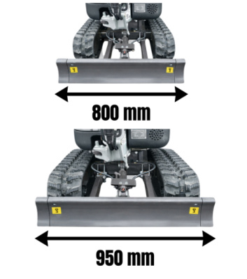 Bundle KS10-8 Minibagger + Universal N15 Tieflader-Anhä