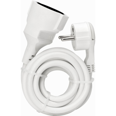 Verl.2m.Fl.St.weiß1,5mm²